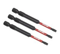 Sealey Impact Power Tool Bits Premier TRX-Star* T15 75mm - 3pc