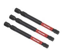 Sealey Impact Power Tool Torx Screwdriver Bits T30 75mm Pack of 3