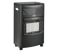 Sealey 4.2kW Portable Cabinet Gas Heater With Regulator & Hose Black