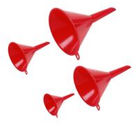 Sealey Small Funnel Set4 Piece Economy Fixed Spout