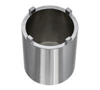 Sealey 4-Pin 48.5mm Motorcycle Swingarm Locknut Socket 1/2" Square Silver Smc18