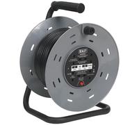 Sealey BCR50 Cable Reel 50M 4 X 230V 1.25Mm² Thermal Trip