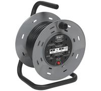 Sealey BCR153T Cable Reel 15M 4 X 230V Thermal Trip