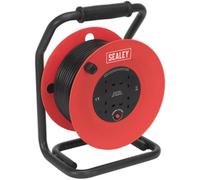 Sealey 4 Socket Heavy Duty Cable Reel 240v