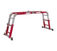 Sealey AFPL2 Aluminium Multipurpose Ladder EN 131 Adjustable Height