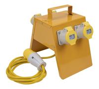 Sealey WSSB16 Cee 4-Way Splitter Box 1.5Mm Cable 16A Plug