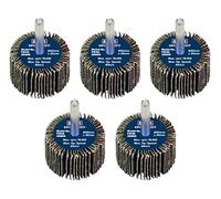 Sealey Flap Wheels Pack Of 5 40mm 30mm Assorted