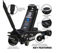 Sealey 4040Tb Viking Low Profile Professional Trolley Jack With Rocket Lift 4 Tonne