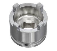 Sealey 43mm 4 Pin Motorcycle Swingarm Lock Nut 1/2" Square - Silver Smc19