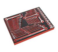 Sealey Tbtp11 Tool Tray with Specialised Spanner Set 44Pc