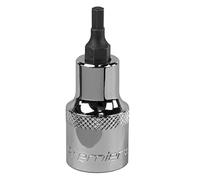 Sealey 4mm 1/2"Sq Drive Hex Socket Bit - SBH016