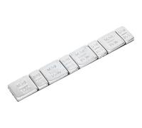 Wheel Weight 5 & 10g Adhesive Zinc Plated Steel Strip of 8 (4 x Each Weight) Pack of 100