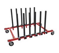 Sealey MK76 Panel Storage Rack Mobile Holds 5 Panels
