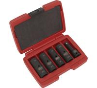 Sealey Double Ended Impact Socket Set 1/2"Sq Drive 5pc SX1820