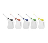Sealey JDL5SET 5L Oil Containers with Lid & Flexible Spouts - Set of 5