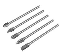 Sealey Extra-Long Tungsten Carbide Rotary Burr Set 5pc - SDBK5XL