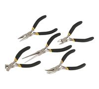 Sealey AK937 Mini Pliers Set 5Pc Ni-Fe Finish