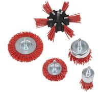 Sealey 5 Piece Nylon Filament Brush Set – NFBS05