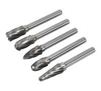Sealey Tungsten Carbide Rotary Burr Set 5PC Ripper/Coarse