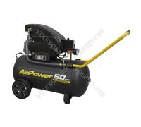 Sealey 50L Direct Drive Air Compressor 2hp 110V