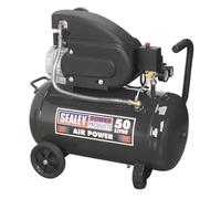 Sealey SAC5020E Air Compressor 50L Direct Drive 2hp