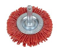 Sealey 50mm Nylon Filament Circular Brush with 6mm Shaft - NFBC50