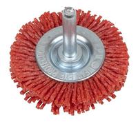 Sealey 50mm Nylon Filament Circular Brush with 6mm Shaft - NFBC50