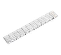Sealey 5G Adhesive Zinc Plated Steel Wheel Weight Strips Pack of 100