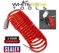 Sealey Coiled Air Hose SA305 – PU Quick Release 5mm x 5m