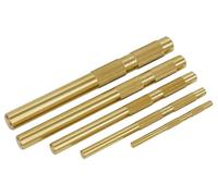 Sealey 5pc Brass Punch Set - AKB05