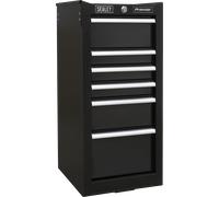 Sealey 6 Drawer Hang On Chest for Premier Roller Cabinets Black