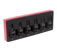Impact Spline Socket Bit Set 6pc 1/2"Sq Drive