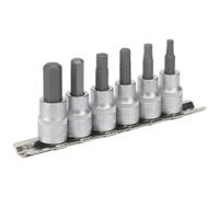 Sealey 6 Piece 3/8" Drive Hex Key Socket Bit Set Metric