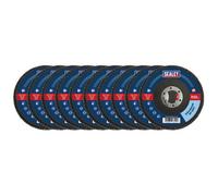 Sealey Flap Discs FD1156010, Zirconium 60 Grit, 115mm x 22mm Bore, Pack of 10