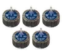 Sealey Flap Wheels FW6030405 - 60 x 30mm, 40 Grit, 6mm Shaft - Pack of 5