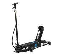 Sealey 6001A Viking Professional Long Reach Air/manual Operation Trolley Jack With Rocket Lift 6 Tonne