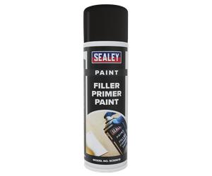Sealey 6x Filler Primer Paint 500mL Spray Fine Coverage Adhesive Fast Dry SCS061
