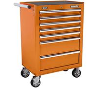Sealey AP26479TO Rollcab 7 Drawer With Ball-Bearing Slides - Orange