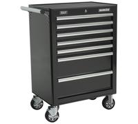 Sealey Rollcab 7 Drawer With Ball-Bearing Slides - Black Ap26479Tb
