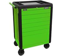 Rollcab 7 Drawer Push-To-Open - Green