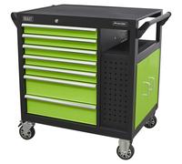 Sealey AP36MWS Mobile Workstation 7 Drawer & Cupboard 920Mm
