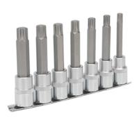 Ribe Socket Bit Set 7pc 1/2"Sq Drive 100mm