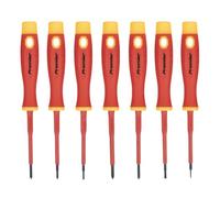 Sealey 7 Piece 1000V VDE Insulated Micro Precision Screwdriver Slot Set, AK61201