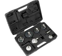 Sealey 7 Piece Brake and Clutch Pressure Bleeder Cap Set