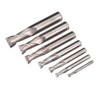 Sealey SM2502EMSET Hss End Mill Set Ø4-16Mm 2 Flute