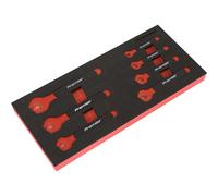 Premier Insulated Open-End Spanner Set with Tool Tray 7pc VDE Approved