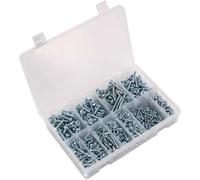 Sealey Self Tapping Screw Assortment 700PC Pan Head Pozi Zinc DIN 7981CZ