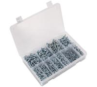 Sealey AB063STPH Self-Tapping Screw Assortment Din 7981Cz 700Pc Pan Head Pozi Zinc