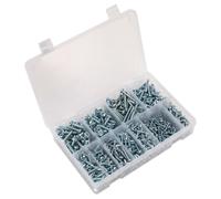 Sealey 700 x Assorted Box Of Self Tapping Screws Pan Head Pozi Zinc DIN 7981CZ