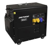 Sealey 7000W Diesel Generator 4-Stroke Engine 110/230V Running Time 9h DG7000